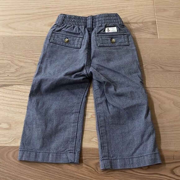 Janie and Jack Blue Pants 12-18 months - Picture 3 of 4